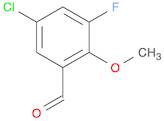 Benzaldehyde, 5-chloro-3-fluoro-2-methoxy-