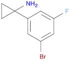 1-(3-Bromo-5-fluorophenyl)cyclopropan-1-amine