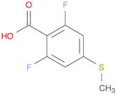 2,6-difluoro-4-(methylsulfanyl)benzoic acid