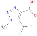 5-(difluoromethyl)-1-methyl-1H-1,2,3-triazole-4-carboxylic acid