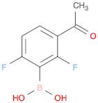 (3-acetyl-2,6-difluorophenyl)boronic acid