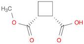 rel-(1R,2S)-2-(methoxycarbonyl)cyclobutane-1-carboxylic acid