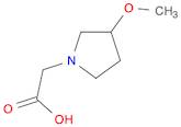 2-(3-methoxypyrrolidin-1-yl)acetic acid