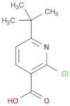 2-Chloro-6-(1,1-dimethylethyl)-3-pyridinecarboxylic Acid