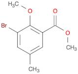 methyl 3-bromo-2-methoxy-5-methylbenzoate