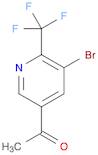 1-[5-bromo-6-(trifluoromethyl)pyridin-3-yl]ethan-1-one