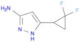 5-(2,2-difluorocyclopropyl)-1H-pyrazol-3-amine