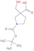 1-[(tert-butoxy)carbonyl]-3-(hydroxymethyl)pyrrolidine-3-carboxylic acid