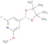 2-fluoro-6-methoxy-4-(tetramethyl-1,3,2-dioxaborolan-2-yl)pyridine