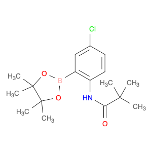 N-[4-chloro-2-(tetramethyl-1,3,2-dioxaborolan-2-yl)phenyl]-2,2-dimethylpropanamide