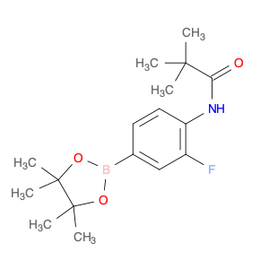 N-[2-fluoro-4-(tetramethyl-1,3,2-dioxaborolan-2-yl)phenyl]-2,2-dimethylpropanamide