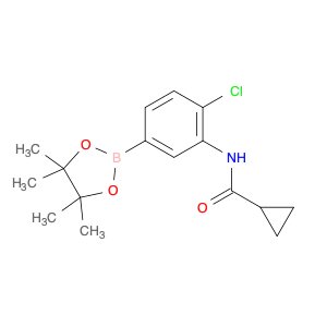 N-(2-chloro-5-(4,4,5,5-tetramethyl-1,3,2-dioxaborolan-2-yl)phenyl)cyclopropanecarboxamide