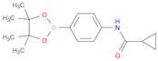 N-[4-(tetramethyl-1,3,2-dioxaborolan-2-yl)phenyl]cyclopropanecarboxamide