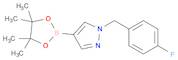 1-[(4-fluorophenyl)methyl]-4-(tetramethyl-1,3,2-dioxaborolan-2-yl)-1H-pyrazole