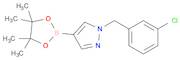 1-[(3-chlorophenyl)methyl]-4-(tetramethyl-1,3,2-dioxaborolan-2-yl)-1H-pyrazole