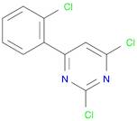 2,4-dichloro-6-(2-chlorophenyl)pyrimidine