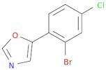 5-(2-Bromo-4-chlorophenyl)-1,3-oxazole