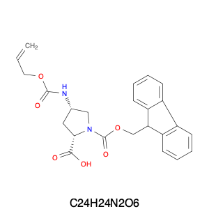 (4S)-1-Fmoc-4-(allyloxycarbonylamino)-L-proline