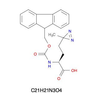 (S)-2-((((9H-fluoren-9-yl)methoxy)carbonyl)amino)-4-(3-methyl-3H-diazirin-3-yl)butanoic acid