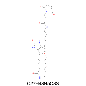 N-(3-(2-(2-(3-(Biotinamino)propoxy)ethoxy)ethoxy)propyl)-3-maleimidylpropanamide