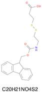 3-((2-((((9H-Fluoren-9-yl)methoxy)carbonyl)amino)ethyl)disulfaneyl)propanoic acid