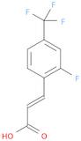 (E)-3-(2-Fluoro-4-(trifluoromethyl)phenyl)acrylic acid