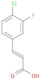 (E)-3-(4-Chloro-3-fluorophenyl)acrylic acid