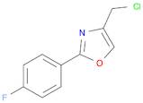 4-(chloromethyl)-2-(4-fluorophenyl)-1,3-oxazole