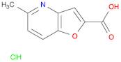 5-methylfuro[3,2-b]pyridine-2-carboxylic acid hydrochloride