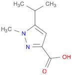 1-Methyl-5-(propan-2-yl)-1H-pyrazole-3-carboxylic Acid