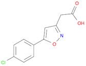 [5-(4-Chlorophenyl)isoxazol-3-yl]acetic Acid