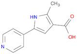 2-methyl-5-(pyridin-4-yl)-1H-pyrrole-3-carboxylic acid