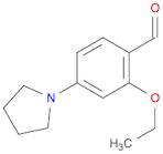 2-Ethoxy-4-pyrrolidin-1-yl-benzaldehyde