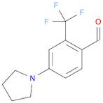 4-pyrrolidin-1-yl-2-(trifluoromethyl)benzaldehyde