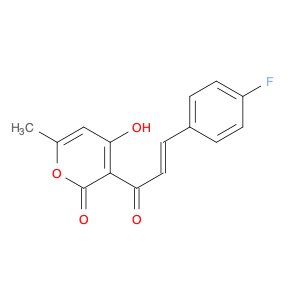 3-[3-(4-Fluoro-phenyl)-acryloyl]-4-hydroxy-6-methyl-pyran-2-one