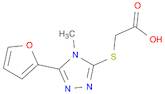 (5-Furan-2-yl-4-methyl-4H-[1,2,4]triazol-3-ylsulfanyl)-acetic acid