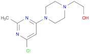 2-(4-(6-chloro-2-methylpyrimidin-4-yl)piperazin-1-yl)ethan-1-ol