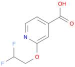 2-(2,2-difluoroethoxy)pyridine-4-carboxylic acid