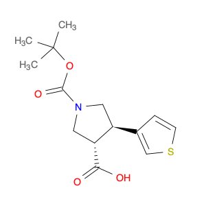 Boc-(±)-trans-4-(3-thienyl)-pyrrolidine-3-carboxylic acid