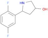 5-(2,5-difluorophenyl)pyrrolidin-3-ol hydrochloride