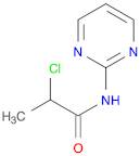 2-chloro-N-(pyrimidin-2-yl)propanamide