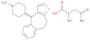 4-(9,10-dihydro-4H-benzo[4,5]cyclohepta[1,2-b]thiophen-4-ylidene)-1-methylpiperidine 2-hydroxysucc…