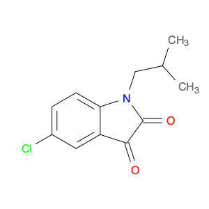 5-chloro-1-isobutylindoline-2,3-dione