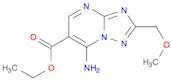 ethyl 7-amino-2-(methoxymethyl)-[1,2,4]triazolo[1,5-a]pyrimidine-6-carboxylate