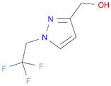 [1-(2,2,2-Trifluoroethyl)pyrazol-3-yl]methanol