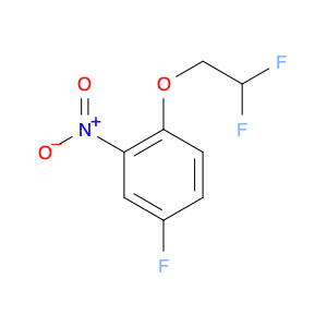 1-(2,2-difluoroethoxy)-4-fluoro-2-nitro-benzene