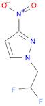 1-(2,2-difluoroethyl)-3-nitro-pyrazole