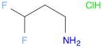 3,3-Difluoropropan-1-amine hydrochloride