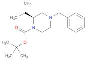 tert-Butyl (2S)-4-benzyl-2-isopropyl-piperazine-1-carboxylate