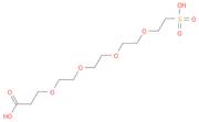 3-[2-[2-[2-(2-Sulfoethoxy)ethoxy]ethoxy]ethoxy]propanoic acid